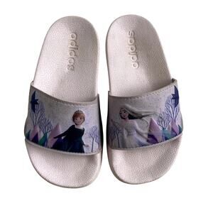 Adidas x Disney Adilette Slip On Sandals - Frozen - 11